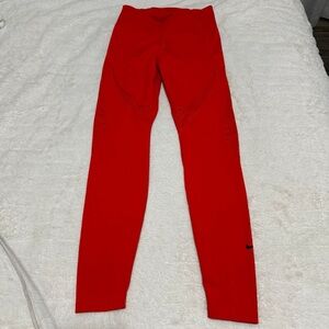 Nike Red Athletic Leggings